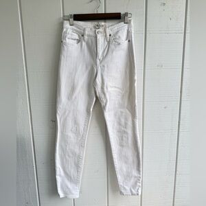 Madewell 9” High Riser Skinny Skinny White Size 25 Five Pocket Jeans